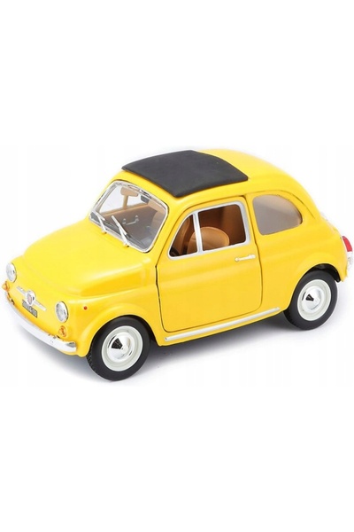Bburago Junior Fiat 500F (1965) model 1:24 Bburago 18-22098 galben