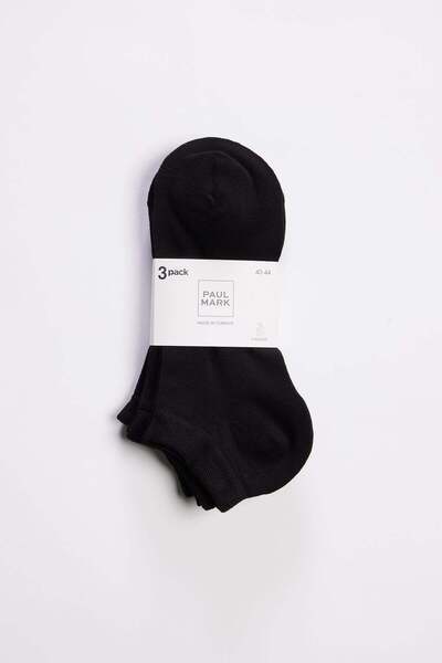PAULMARK Men's 3-Pack Bootie Socks