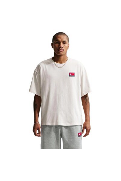 Nike Tricou bărbătesc tricotat cu mânecă scurtă, croială lejeră