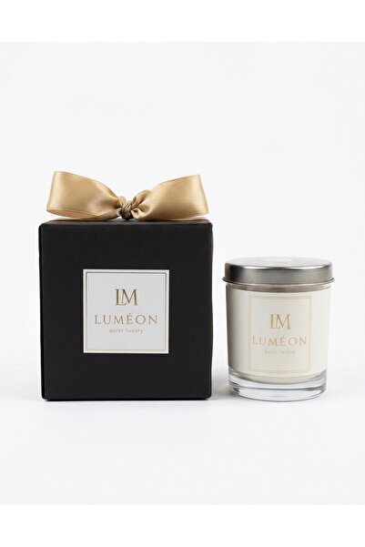 LUMEON Luxury Premium Kokulu Mum 170gr Poudre Doree-Dekoratif Tasarım Ev Hedi...