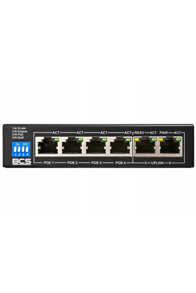 BCS -B-SP0402 Switch PoE pentru 4 camere IP