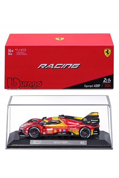 Bburago Junior Ferrari 499P # 50 LMH FIA 24h Le Mans Hypercar 2024 1:43 Bbura...