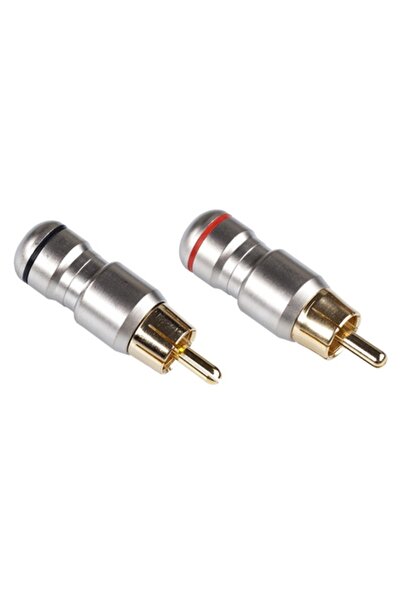 Lechpol Conector RCA tată din metal premium pentru cablu de 6mm
