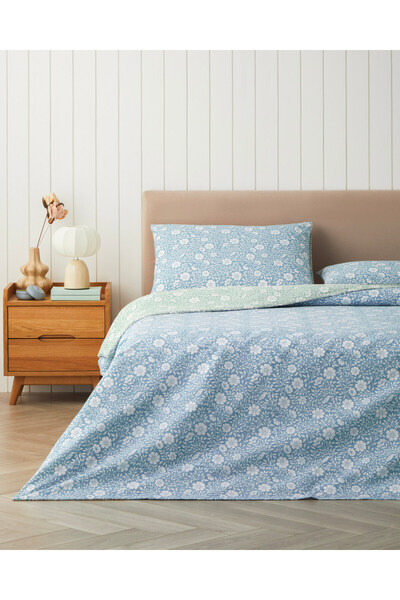 English Home Floria Kolay Ütülenir Çift Kişilik Nevresim Takımı 200x220 cm Ma...