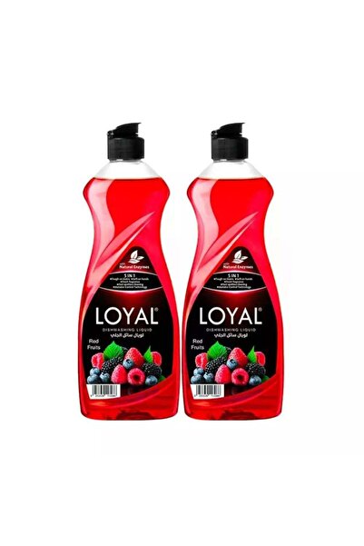 Loyal 5 In 1 Dishwashing Liquid With Red Fruits And Natural Enzymes- 2X700ml