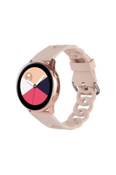 OEM Λουράκι Σιλικόνης Donut Hollow για Suunto 3 Ροζ Άμμου