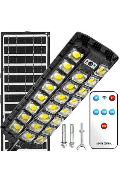 EBA Lampă solară LED 2000W pentru stradă – Panou fotovoltaic, Senzor de mișca...