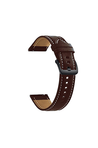 OEM Λουράκι Ρολογιού Δερμάτινο Μαύρο (Mibro Watch A2 / Mibro Watch Lite 2)