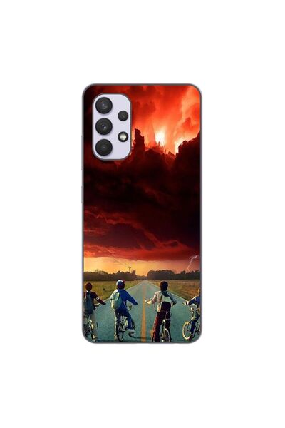 OEM Θήκη συμβατή με Samsung Galaxy A32 4G Σιλικόνης Gel TPU Μοντέλο Stranger ...