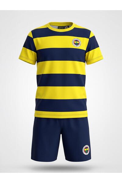 Civil Boys Fb Horizontal Striped Set for Ages 1-7 - Yellow