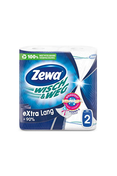 Zewa Prosoape de Hartie de Bucatarie Extra Lungi 2 straturi - Wisch & Weg Ext...