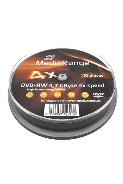 MediaRange DVD-RW 4.7 GB 4x 10 bucăți (MR450)