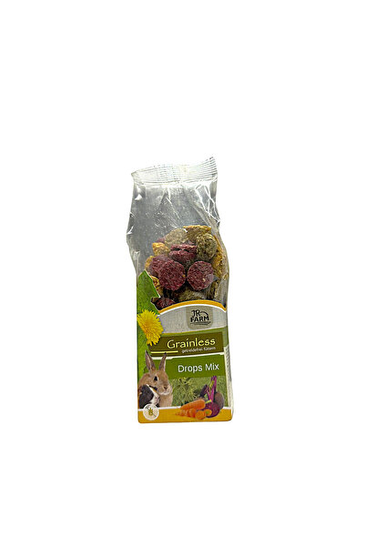 JR Farm Hrana complementara Grainless Mixed Drops pentru rozatoare si iepuri,...