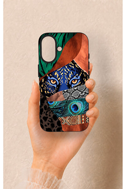 Vip Case iPhone 16 Uyumlu Amazon Kaplan Desenli Silikon Kılıf
