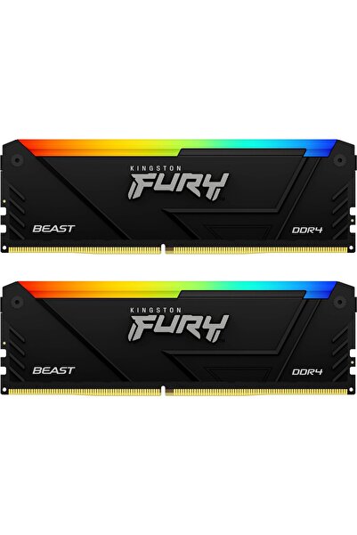 Kraft&dele Memorie RAM pentru computer Kingston FURY Beast RGB DDR4 16GB 2x8G...