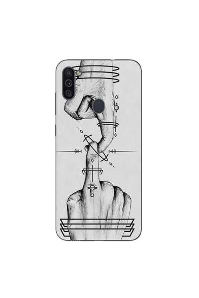 OEM Husa compatibila cu Samsung Galaxy A11 Silicon Gel Tpu Model Universe Touch