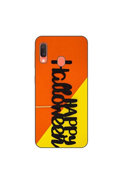 OEM Husa compatibila cu Samsung Galaxy A20e Silicon Gel Tpu Model Happy Hallo...