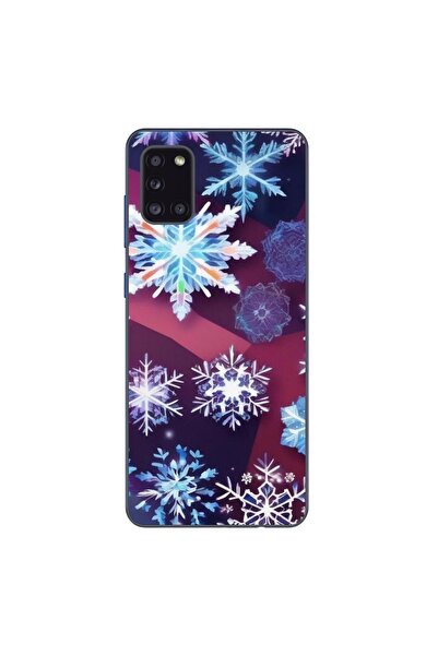 OEM Husa compatibila cu Samsung Galaxy A31 Silicon Gel Tpu Model Fulgi de Gheata