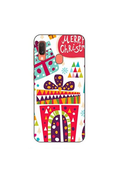 OEM Калъф, съвместим със Samsung Galaxy A20e, силиконов гел TPU, с коледен де...