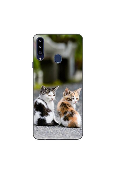 OEM Калъф, съвместим със Samsung Galaxy A20S, силиконов гел TPU, с шарка на к...