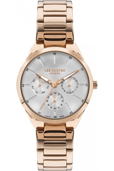 Lee Cooper Ceas de damă LC07643.430, aur roz, fashion, pentru un cadou