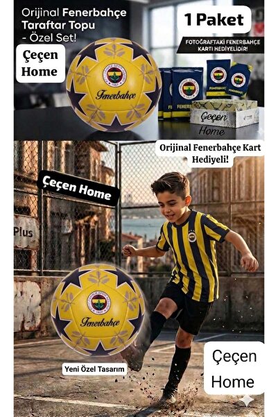 ÇEÇEN HOME Original Licensed Football with Flashlight + 1 Pack of Original Fl...