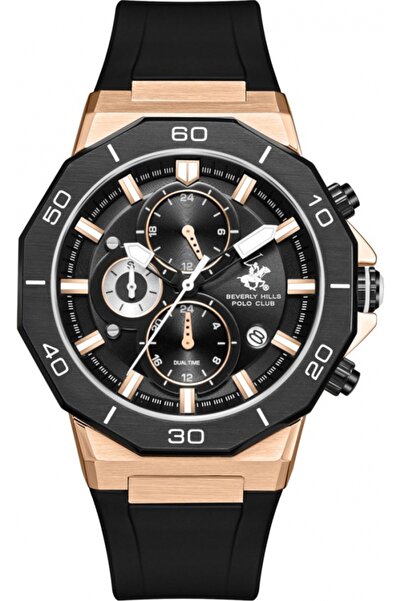 Beverly Hills Polo Club Ceas bărbătesc BEVERLY HILLS BP3784X.451 — negru, fas...