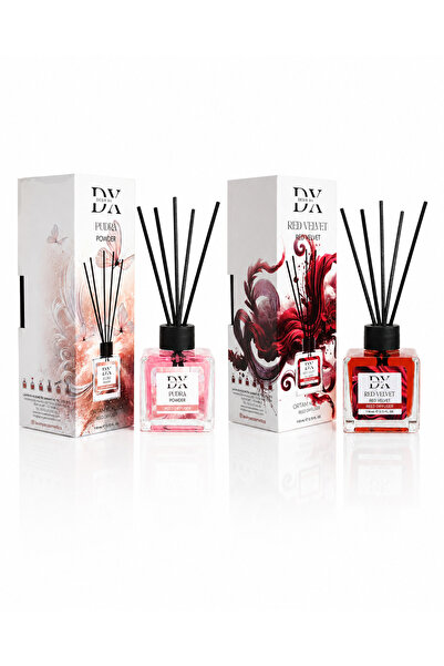 DX Perfumes Pachet DX Powder & Red Velvet Difuzor Cameră 2x110 ml, Aromă Eleg...