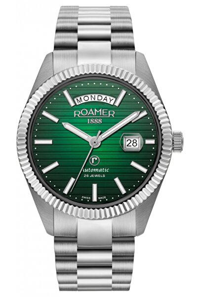 Roamer Ceas bărbătesc 981666 41 75 50 — verde, clasic