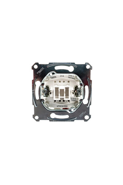 SCHNEIDER Întrerupător electric cu un singur pol Mișcare Merten 1Z 10A IP20 (...
