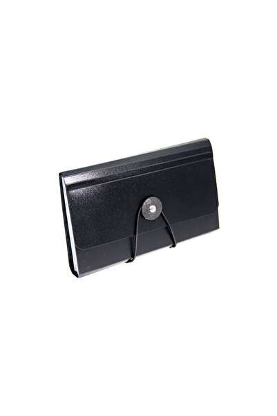 Biurfol Servietă cu compartimente, culoare: negru, 13 compartimente (TH-S-01)