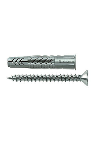 Fischer Diblu universal UX 6x50 R S/20 (gri deschis, 25 bucăți, cu șurub)