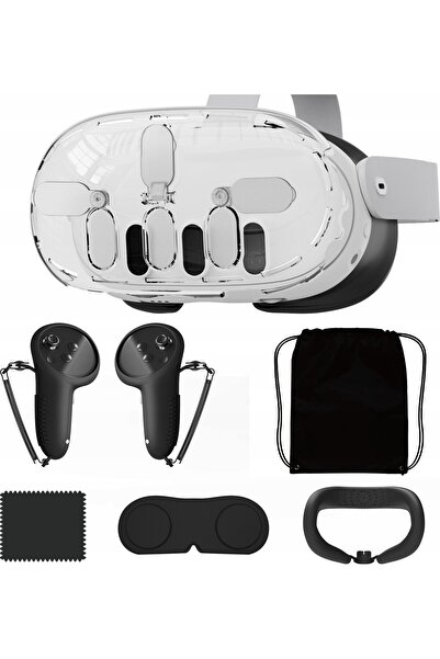 Jys Set Accesorii Husă de protecție pentru ochelari de protecție Vr Meta Ques...
