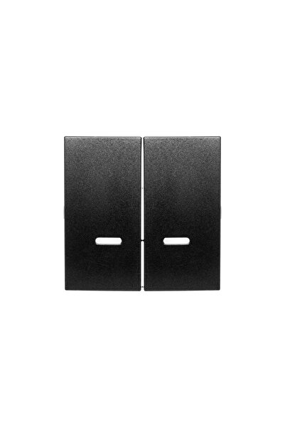 Kontakt-Simon Tasta dubla cu LED Kontakt-Simon, Antracit