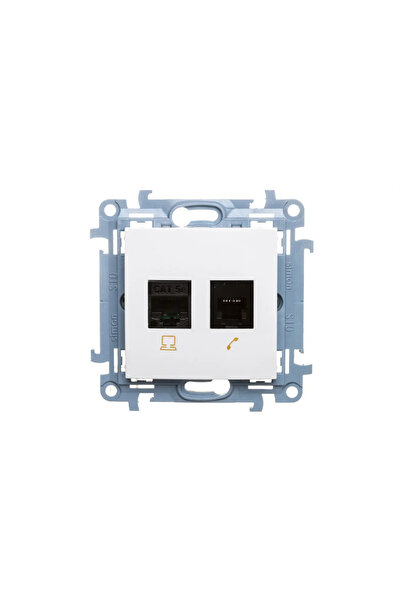 Kontakt-Simon Priză computer RJ45 categoria 5e + telefon RJ11 (C5T.01/11)