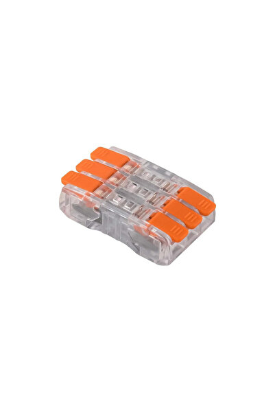 PAWBOL Conector rapid cu pârghie pentru 6x 0,2-2,5mm2 transparent E.4194/3 /5...