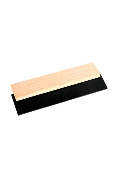 EPM Mistrie pentru chituit, EPM, Cauciuc/Lemn, 15cm, Negru/Maro