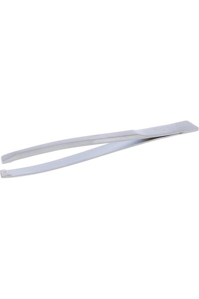 Credo Matt Chrome Lopsided Tweezer, 3-Inch Size