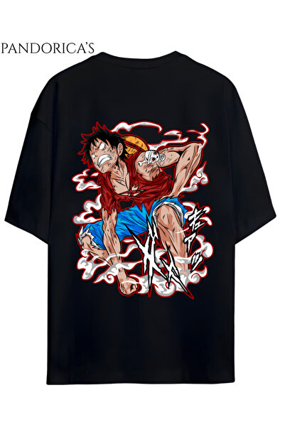 Grafftee Clothing ONE PIECE ÖZEL TASARIM SERİSİ "MONKEY D. LUFFY" SIRT VE GÖĞ...