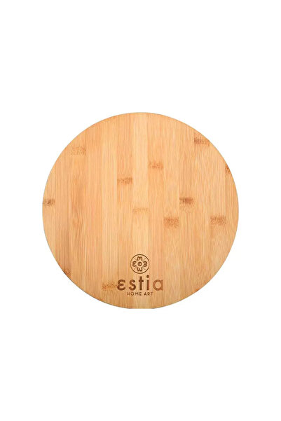 Estia Home Art Στρογγυλή Επιφάνεια Κοπής από Μπαμπού Essentials Estia