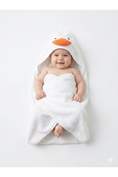 sea gulf Newborn Baby Towel with Hood Suitable for Newborns to 9 Months Old