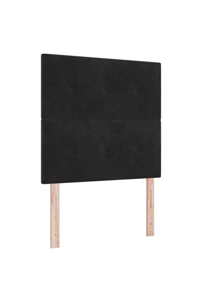 vidaxl Tăblie LED cu lumini cu bandă LED Manual Negru 90 cm Poliester