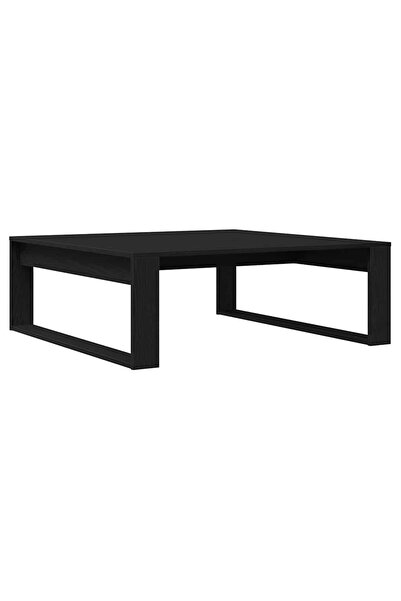 vidaxl Masă de cafea Stejar Negru 100 x 100 x 35 cm Lemn compozit