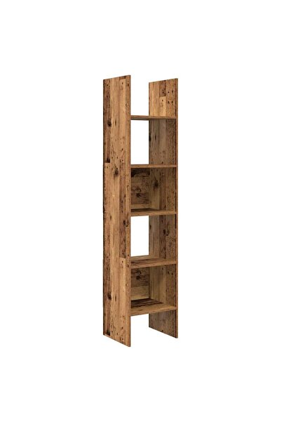 vidaxl Dulap pentru cărți Lemn vechi 40 x 35 x 180 cm Lemn compozit