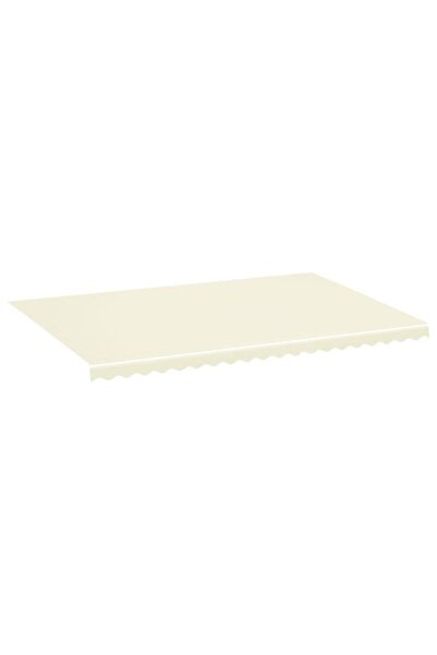 vidaxl Material de înlocuire pentru copertină, crem, 5 x 3,5 m