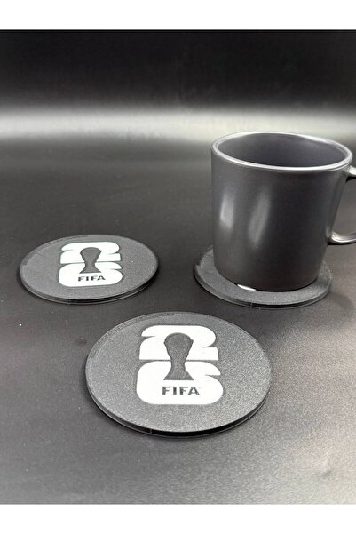 3D Atelier World Cup Figured Decorative Coasters Set of 3