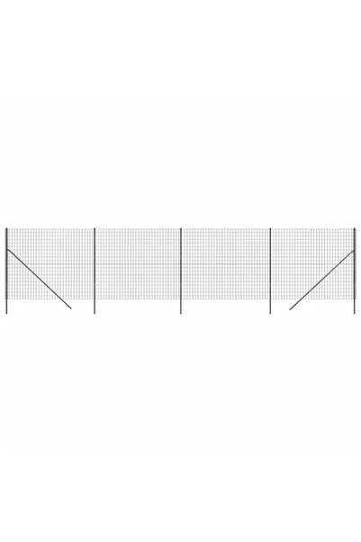 vidaxl Gard din plasă de sârmă, antracit, 1,8 x 10 m, oțel galvanizat