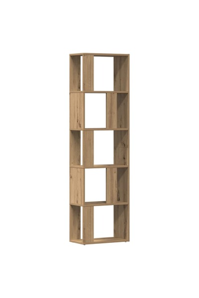 vidaxl Bibliotecă, stejar artizanal, 45x24x159 cm, lemn prelucrat