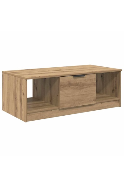 vidaxl Masă de cafea Stejar Artizanal 102 x 50 x 36cm Lemn compozit