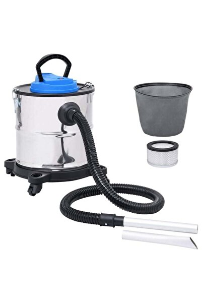 vidaxl Aspirator de cenușă cu filtru HEPA, 1200 W, 20 L, oțel inoxidabil